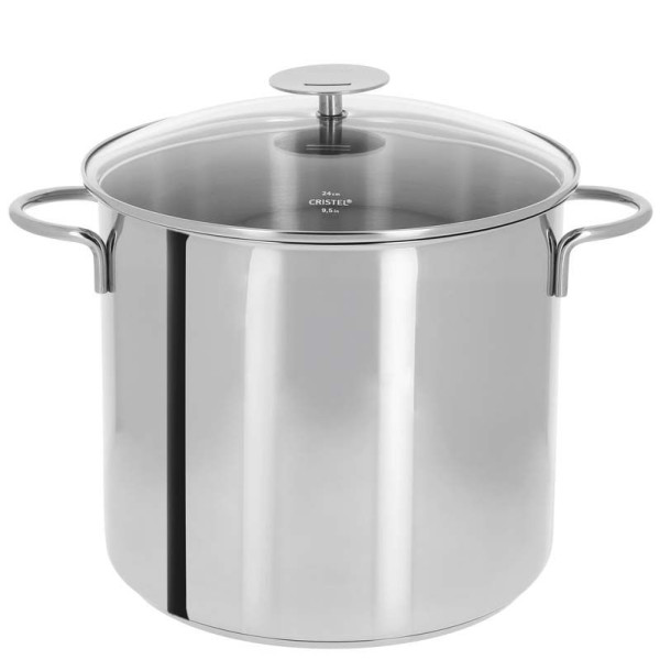 Marmite Cristel Mutine fixe en inox - 3 tailles