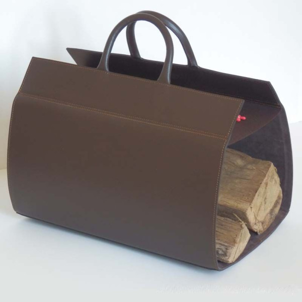 Porte buches Midipy en cuir - 4 coloris