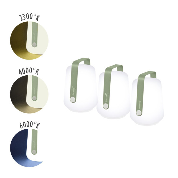 3 lampes Balad Fermob H12 - 6 coloris