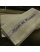 2 cotton linen tea towels Charvet Made in France