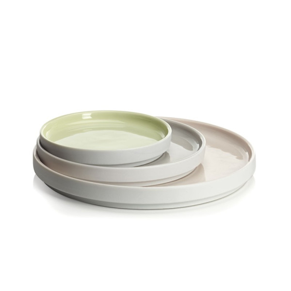 4 Assiettes La Vaisselle de l'ECONOME DEGRENNE - 4 coloris 3 tailles