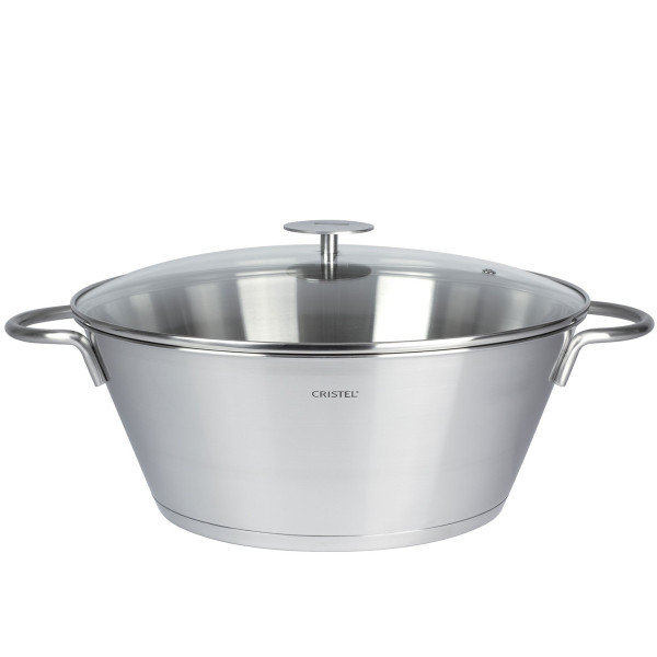 Cristel stainless steel jam pot - 2 sizes
