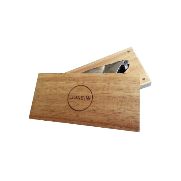 Sommelier Prestige bois Olivier avec écrin bois Ligne W