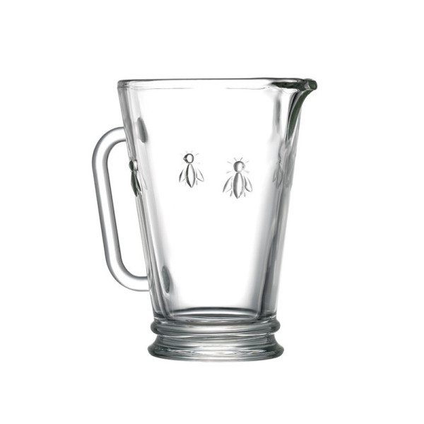Pichet et 6 verres Abeille La Rochère