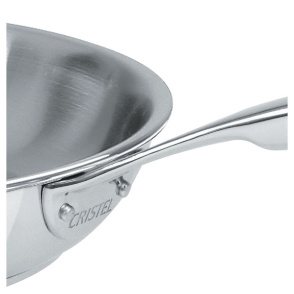 Set batterie Cristel Castel Pro 2 poêles inox de 20cm et 24cm