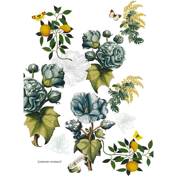 Lot de 2 torchons GARNIER THIEBAUT Giardino