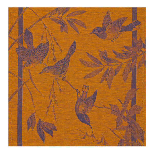 4 serviettes de table Le Jacquard Français Volière - 3 coloris