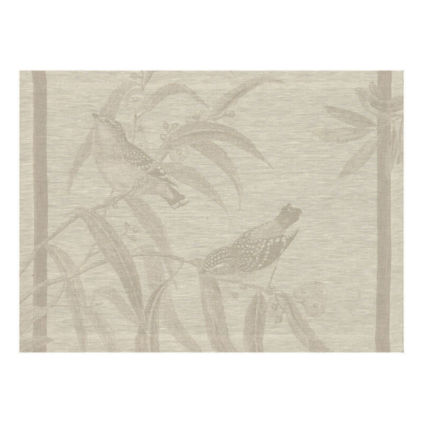 4 sets de table LE JACQUARD FRANCAIS Volière lin - 3 coloris