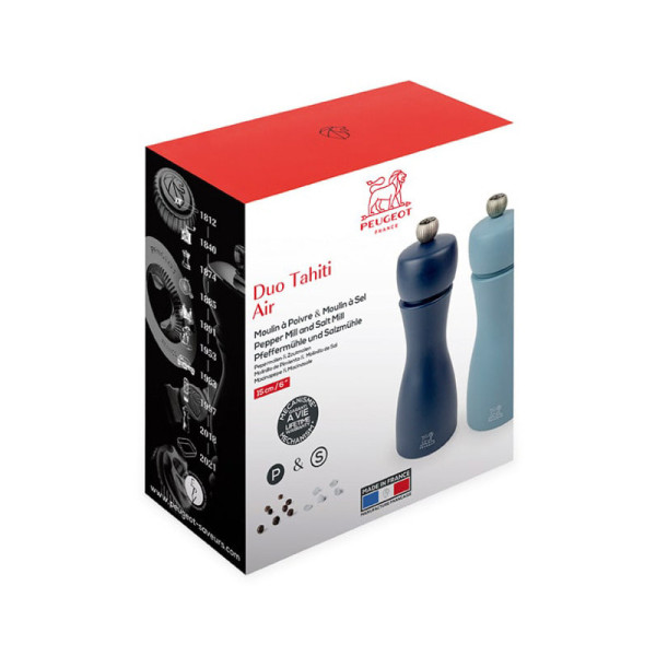 2 moulins sel poivre Tahiti Peugeot - 4 coloris