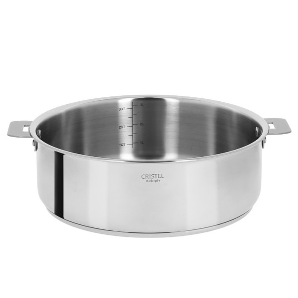 Sauteuse + couvercle Cristel Casteline - 4 tailles
