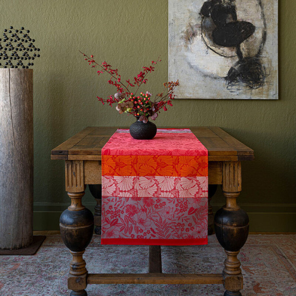 Le Jacquard Français Cotton Cottage table runner - 3 colors
