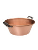 Bassine à confiture 9L en cuivre lisse Baumalu