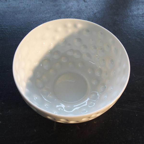 6 bols Corail porcelaine Jacques Pergay - 3 tailles
