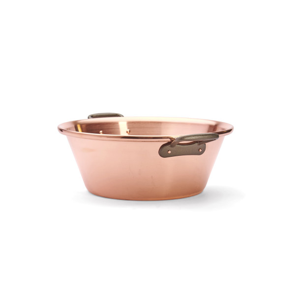Bassine à confiture De Buyer en cuivre massif 40cm
