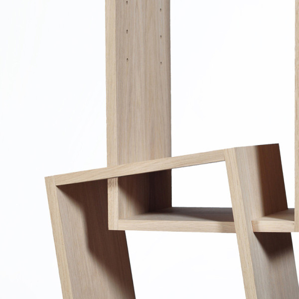 Drugeot Manufacture Kao oak bookcase - 3 models