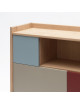 Drugeot Manufacture Chiffonier Bric 90 solid oak - 14 colors