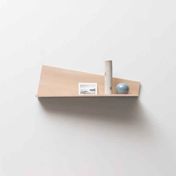 Drugeot Manufacture Pliage Shelf solid oak - 4 sizes 14 colors