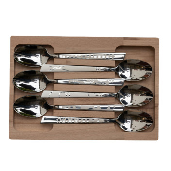 Set de 6 fourchettes à huitres Coquille Inox Roger Orfèvre - www