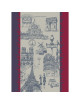 Lot de 2 torchons GARNIER THIEBAUT J'aime Paris tricolore