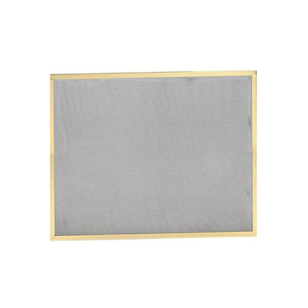 REIGNOUX solid brass straight fire screen - 3 sizes