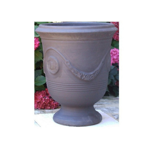 Anduze Planter Anthracite Figuiere