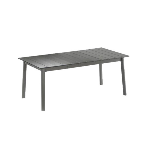LAFUMA MOBILIER ORON extendable dining table in aluminium Titane - 2 sizes