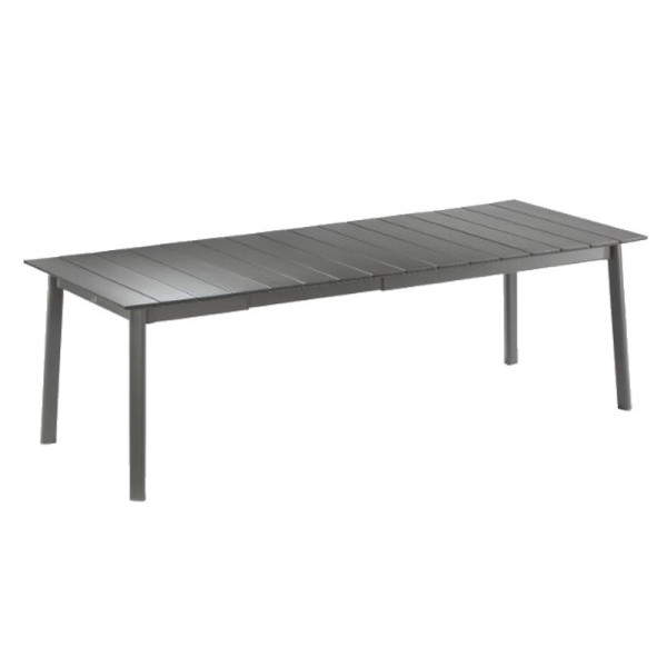 LAFUMA MOBILIER ORON extendable dining table in aluminium Titane - 2 sizes