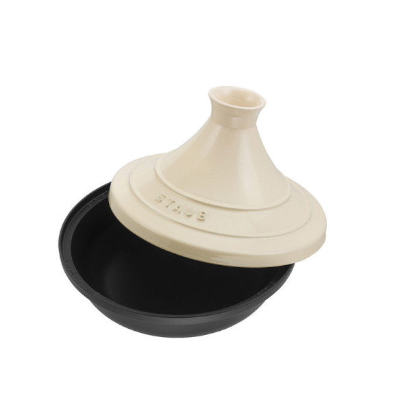 Tajine en fonte Staub 20cm crème