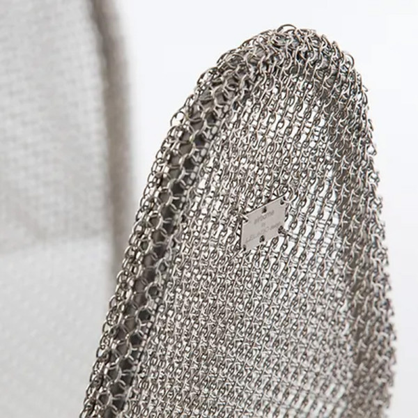 Airborne AA Le Labo Design stainless steel chainmail armchair