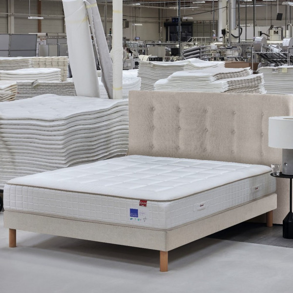 Ensemble matelas sommier Epeda Beau Dormir - 4 tailles