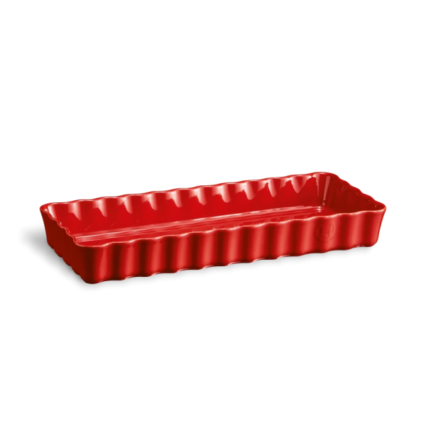 Plat à tarte moule rectangulaire EMILE HENRY - 6 coloris 2 tailles