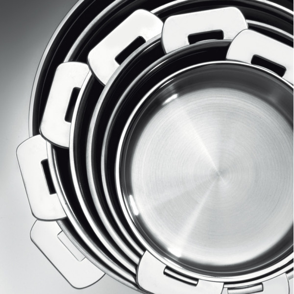 Casserole graduée inox Casteline Cristel amovible - 4 tailles