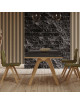 Chevron Dasras chair in oak wood and fabric - 9 finishes