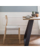 Dasras Zélie chair in ash wood and fabric - 9 finishes