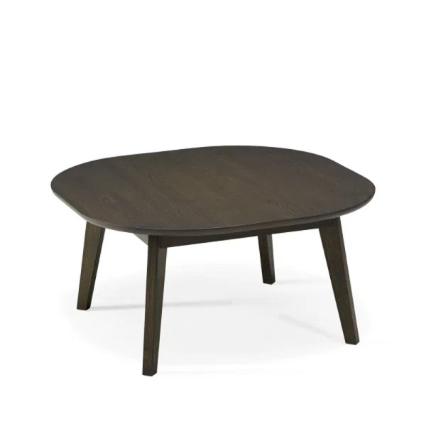 Dasras Snack square coffee table ceramic wood oak or walnut - 10 finishes 3 sizes