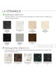 Dasras Clarté Fixed dining table ceramic wood oak or walnut - 10 finishes 17 sizes