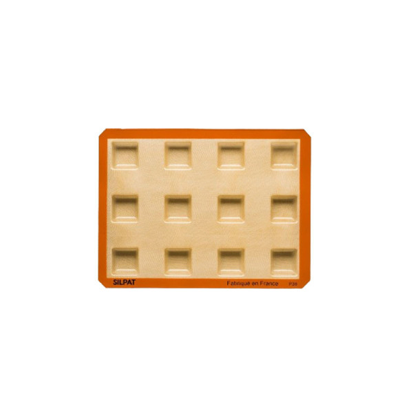 SILPAT 12-square silicone cake mold 40x30cm