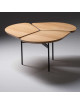 Table basse Airborne Miss Trèfle chêne - 3 dimensions