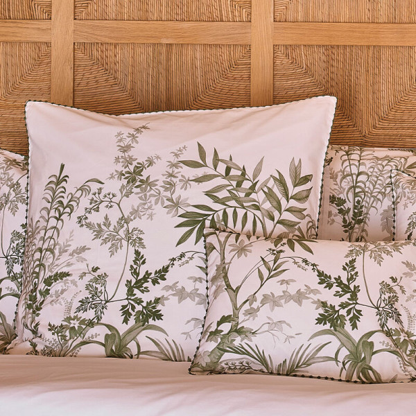 LE JACQUARD FRANCAIS 2 Jardin d'Eden Cotton pillowcases - 2 colors, 2 sizes