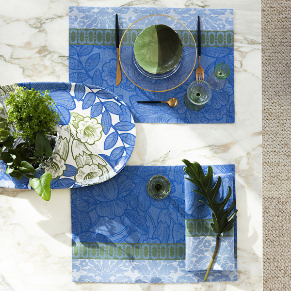 LE JACQUARD FRANCAIS 4 Escapade Tropicale linen placemats - 3 colors