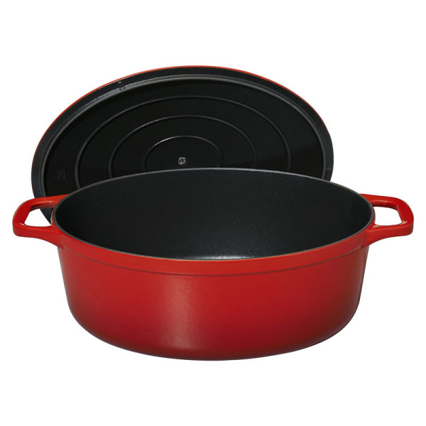 CHASSEUR Oval Cast Iron Cocotte Dish 29cm - 6 Colors