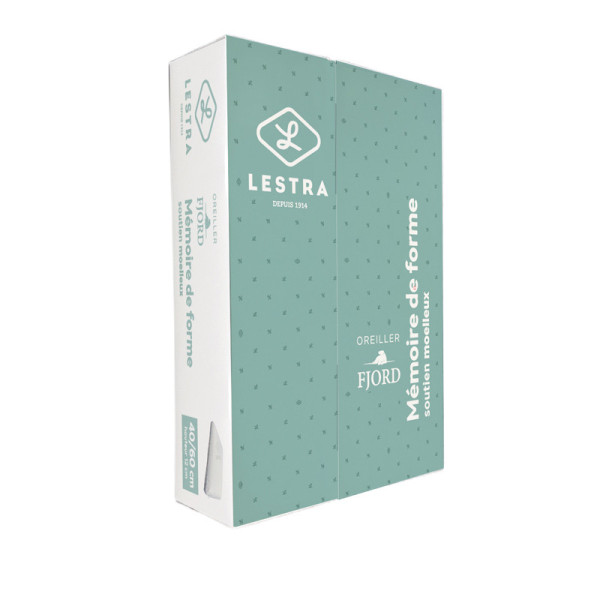 LESTRA Fjord Memory Foam Pillow, Soft, 40x60cm