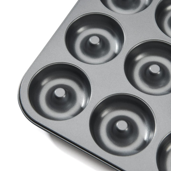 DE BUYER Non-Stick Steel 12-Mini Savarin Pan