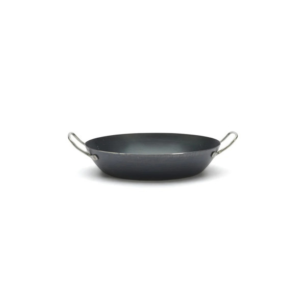 DE BUYER La Lyonnaise Paella Pan in Steel Sheet - 5 Sizes