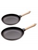 Set de 2 poêles Staub en fonte 20 & 28cm