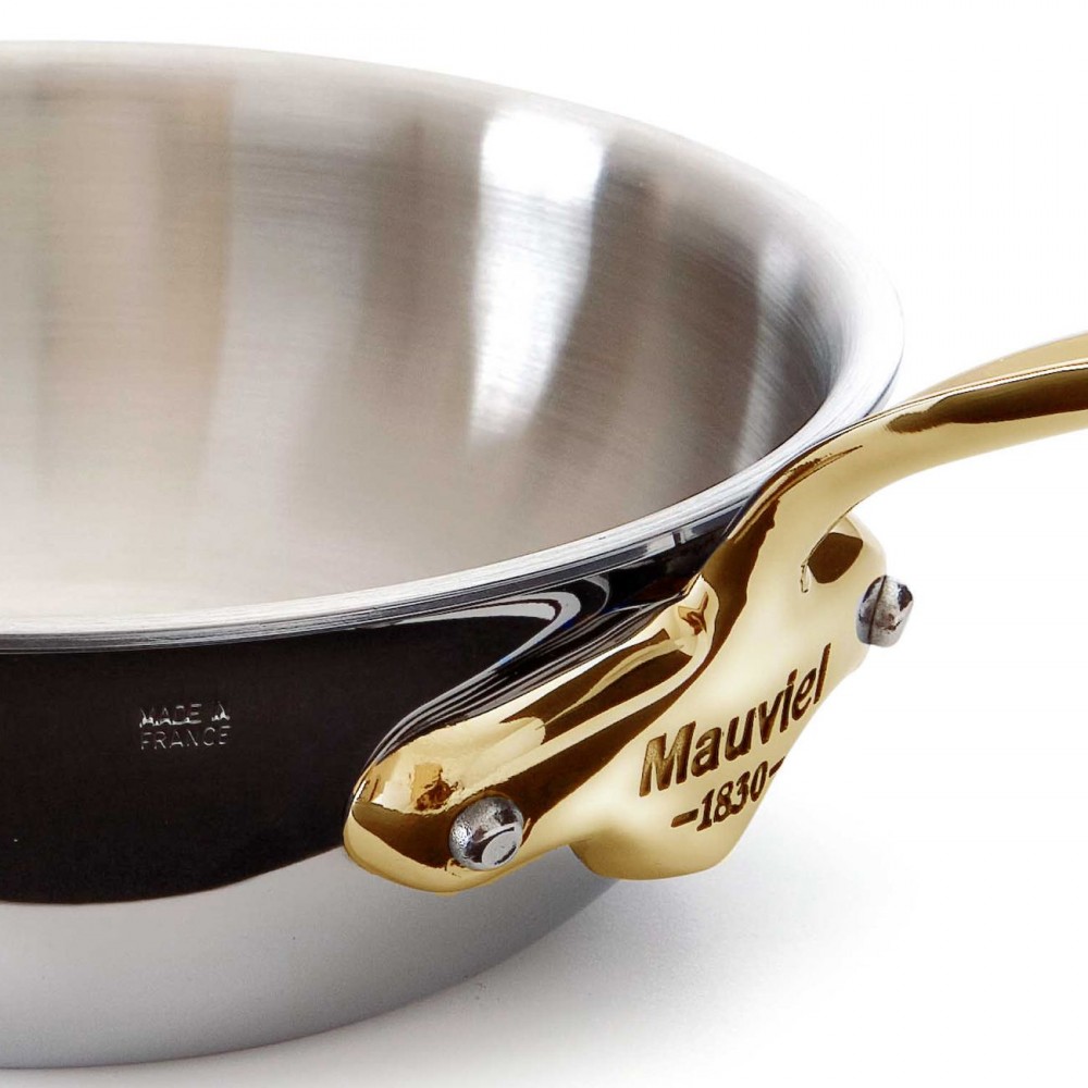 Mauviel Cook B Curved Splayer Saute Pan