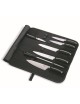 Trousse de couteaux AU NAIN Galbéos - 7 pièces
